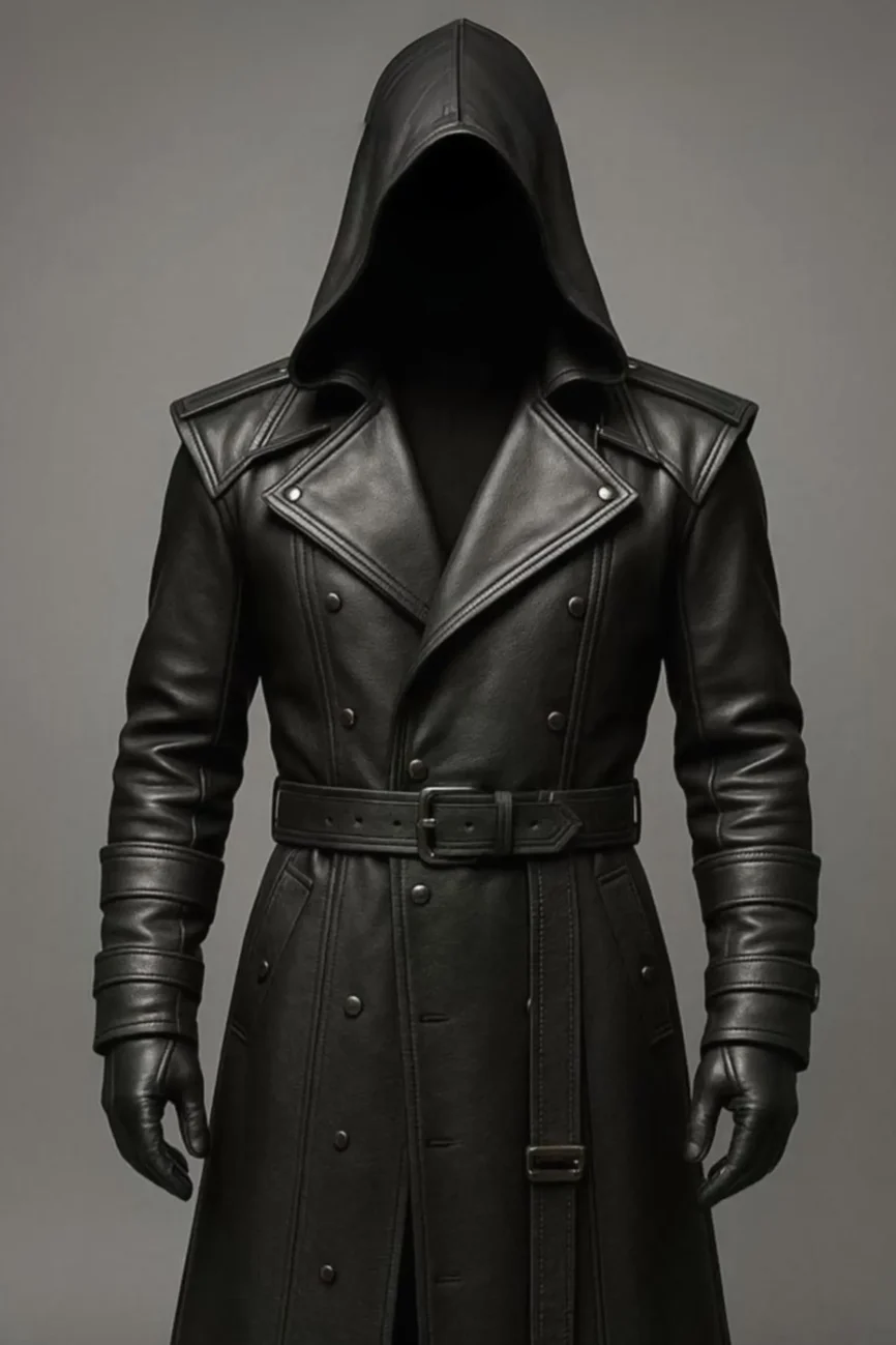 Gothic Steampunk Cyberpunk Full Length Duster Jacket