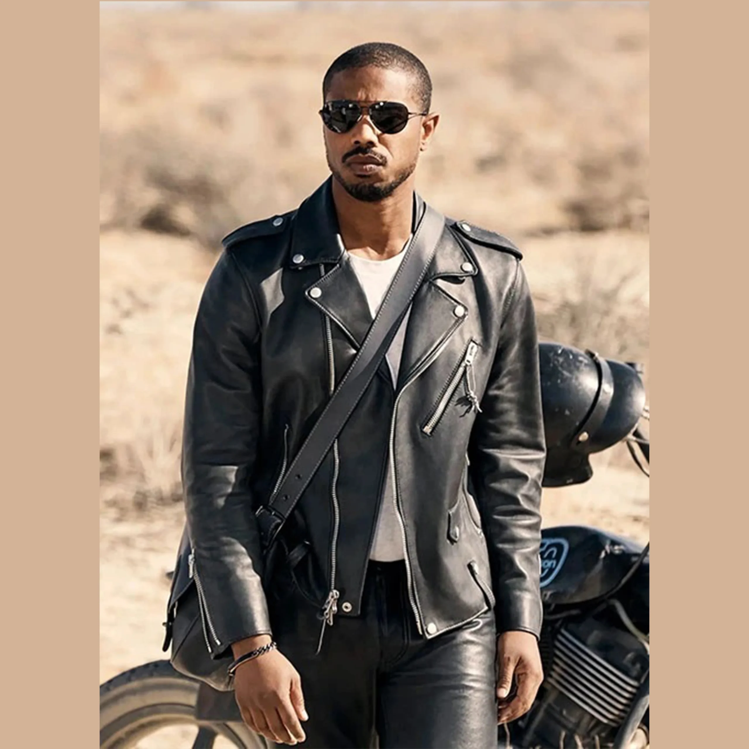 Michael B. Jordan Leather Jacket - Image 4