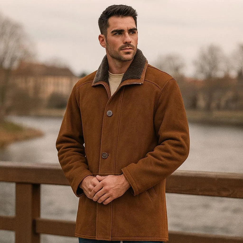 Sheriff Brown Suede Jacket - Image 2