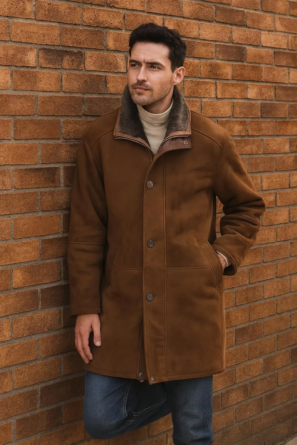 Sheriff Brown Suede Jacket - Image 3